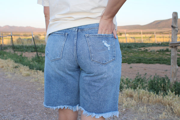 Ultra High Rise Bermuda Shorts • KanCan