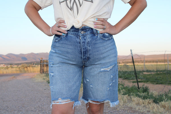 Ultra High Rise Bermuda Shorts • KanCan