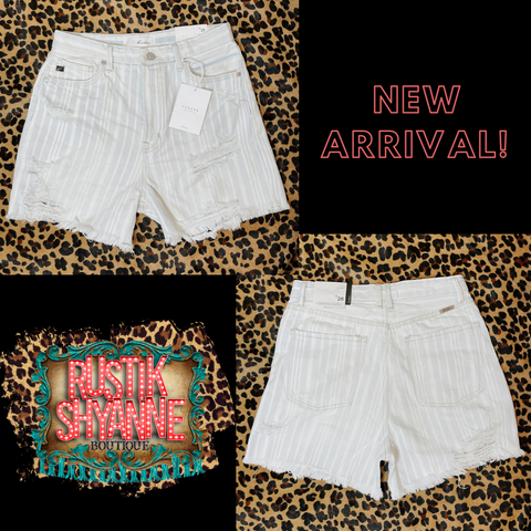 KanCan Striped Shorts